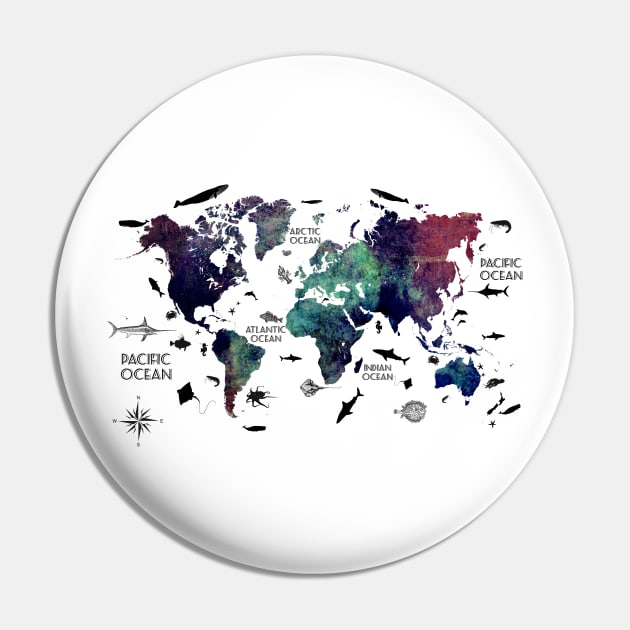 world map with text Pin by JBJart