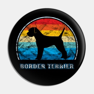 Border Terrier Vintage Design Dog Pin