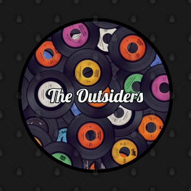 The Outsiders / Vinyl Records Style by Mieren Artwork 