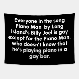 Piano Man Tapestry