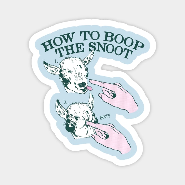 How To Boop The Snoot Magnet by Hillary White Rabbit