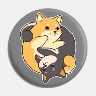 Shiba Yin-Yang Pin