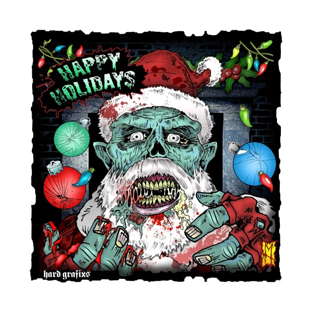 Santa Zombie wants Brains by Grafixs© / Miguel Heredia by Grafixs©