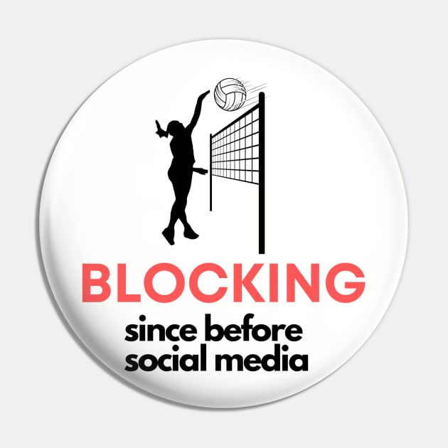 Blocking since before social media Pin by Sport-tees by Marino's