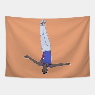 Trampoline Gymnastics Tapestry