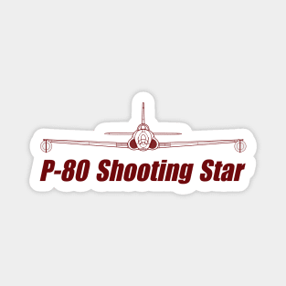 Lockheed P-80 Shooting Star Magnet