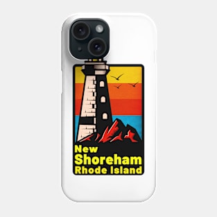 New Shoreham Rhode Island Lighthouse Phone Case