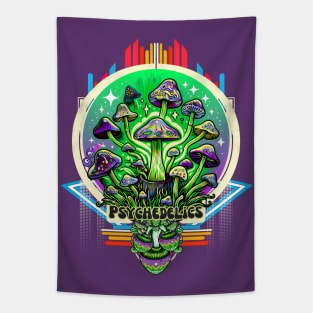 Fungi Green Psychedelics Tapestry