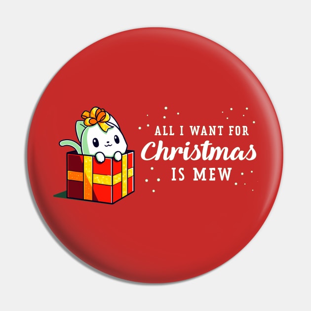 All I want for Christmas is Mew Pin by Mugelan