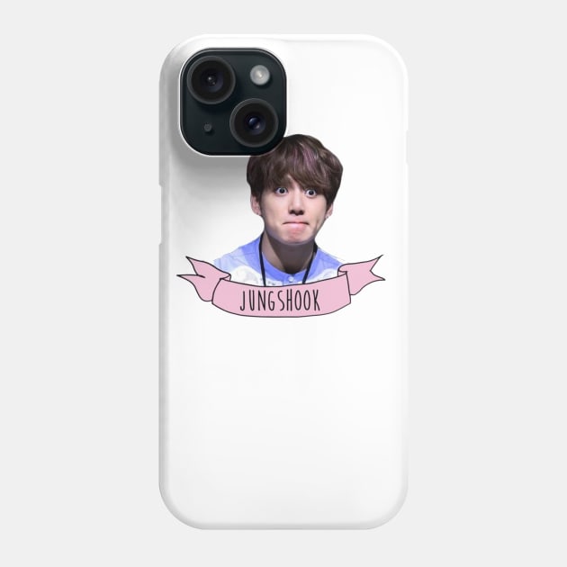 Jungkook Shook Phone Case by Sbhax