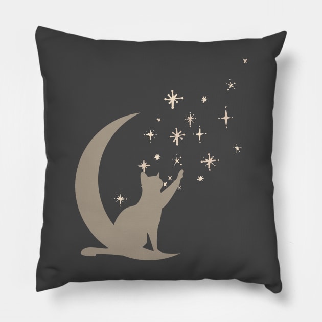 Magical Kitty Pillow by PatternbyNOK