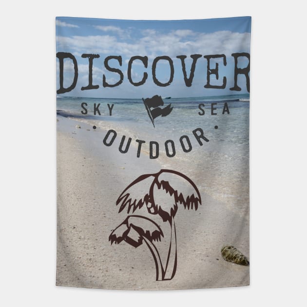 Discover Outdoor Isla Saona Beach Tapestry by Christine aka stine1