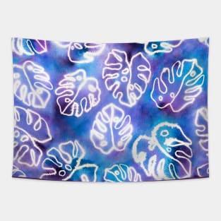 Vibrant Monstera Tapestry