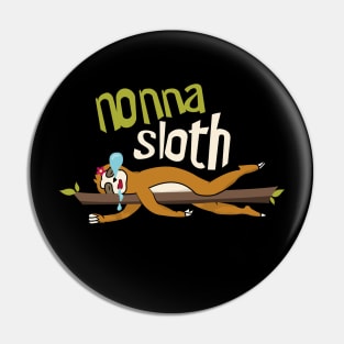 Nonna Sloth Pin