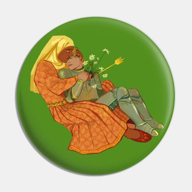 Fallen Knight Pin by marinavermilion