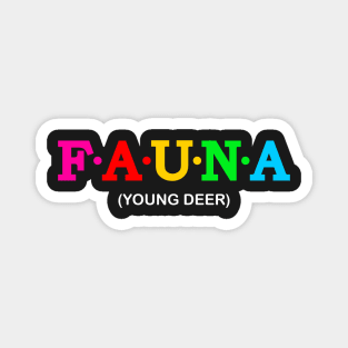 Fauna - Young Deer. Magnet