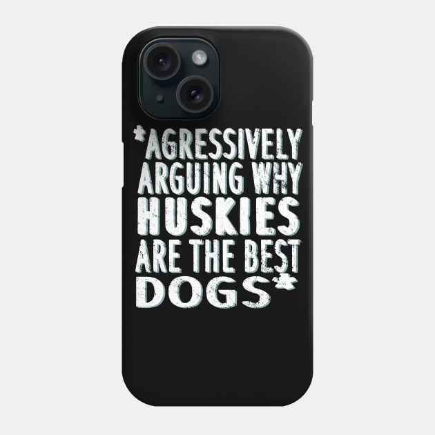 Siberian Husky hair sled dog dog owner Phone Case by FindYourFavouriteDesign