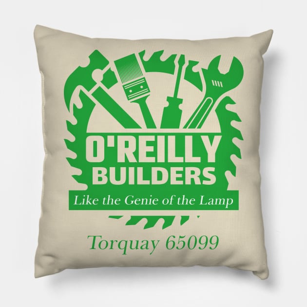 O'Reilly Builders Like the Genie of the Lamp Pillow by Meta Cortex