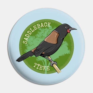 Saddleback NZ BIRD Pin