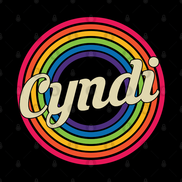 Cyndi - Retro Rainbow Style by MaydenArt