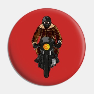 The Retro Cafe Racer Pin