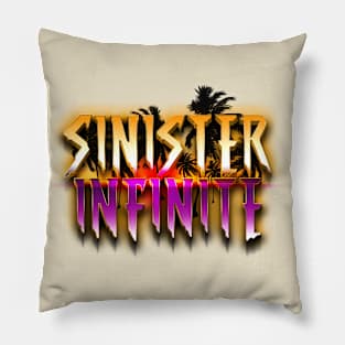 SINISTER INFINITE 80s Text Effects 2 Pillow