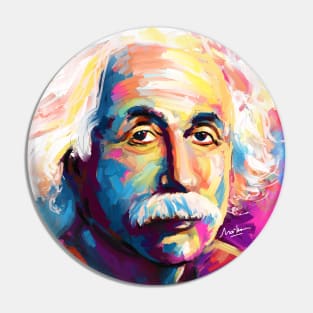 albert einstein Pin