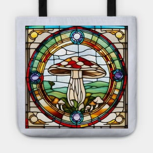 Canopy Mushroom Stained Glass Tote