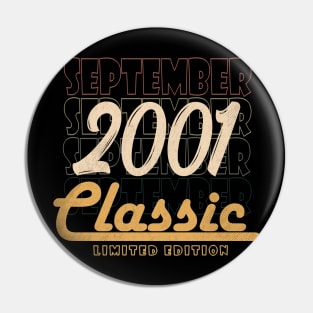 September 2001 birthday Pin