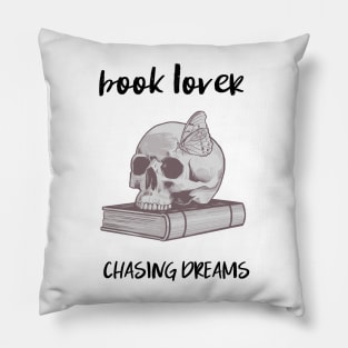 book lover chasing dreams Pillow