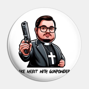 Gun Bless You Pin