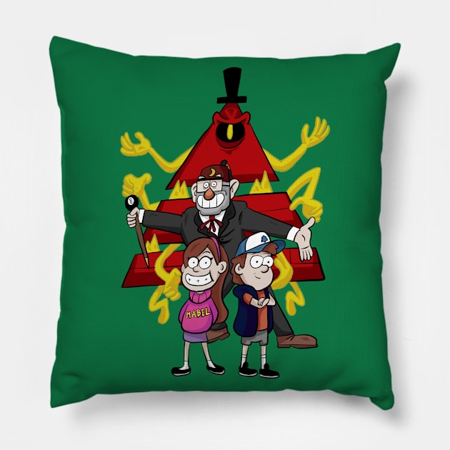 Gravity Falls Pillow by Black Snow Comics