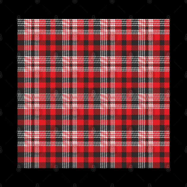 Buffalo Plaid Checkered Christmas Holiday Pattern by ilhnklv