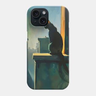 Rooftop Cat Phone Case