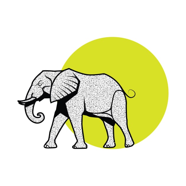 Sri Lanka Elephant Illustration by HashtagSl