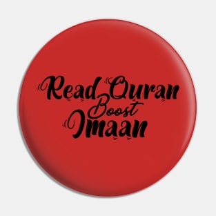 Read Quran Boost Imaan Pin