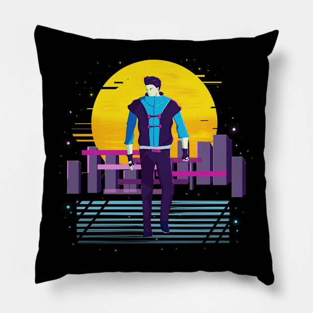 Space City Pop Pillow by Arbimditya