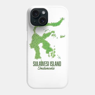 Sulawesi island Indonesia Phone Case