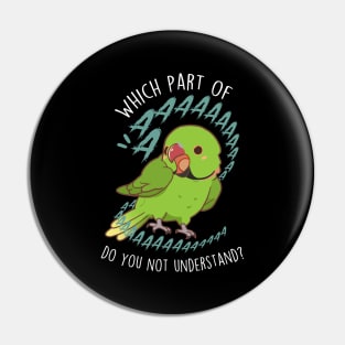 Indian Ringneck Parrot Aaaa Pin