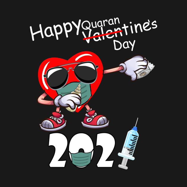 Happy Valentine's Day Funny Heart Dabbing For Women And Men by StudioResistance