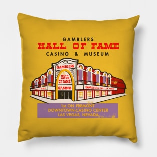 Vintage Gamblers Hall of Fame Casino & Museum Las Vegas Pillow