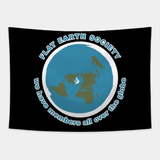 Flat Earth Society Tapestry
