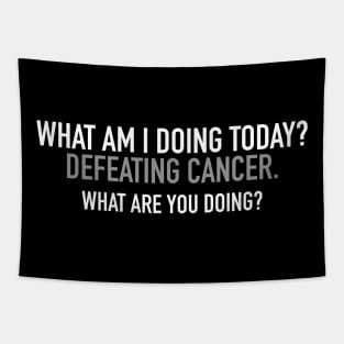 DEFEAT CANCER Tapestry