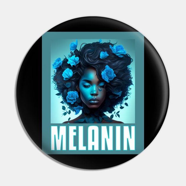 Melanin Afrocentric Pin by Merchweaver