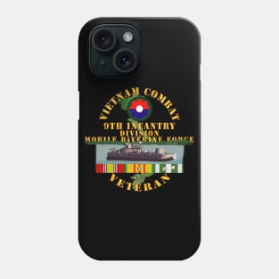 Vietnam Combat Vet w 9th Inf Div - Mobile Riverine Force w VN SVC Phone Case