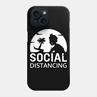 Bigfoot Social Distancing World Champion T-Shirt Phone Case