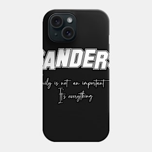 Sanders Second Name, Sanders Family Name, Sanders Middle Name Phone Case