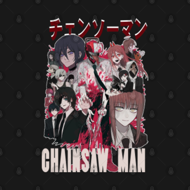 chainsaw man all cast - Chainsaw Man - T-Shirt | TeePublic