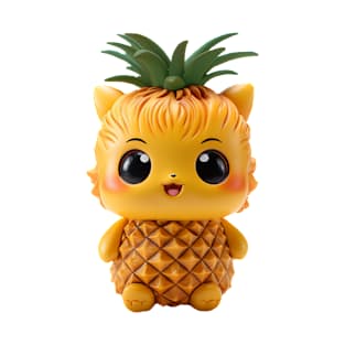 Cute Kawaii Baby Pineapple Cat T-Shirt