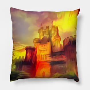 Deep Style Butrón Castle Basque Country Spain Pillow